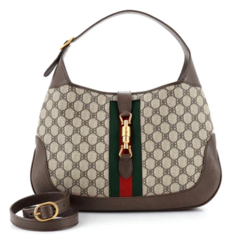 BALENCIAGA x GUCCI The Hacker Jackie BB mini hobo bag